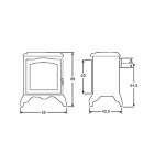 Salamandra a Lenha Rubi Forno - Salgueda 